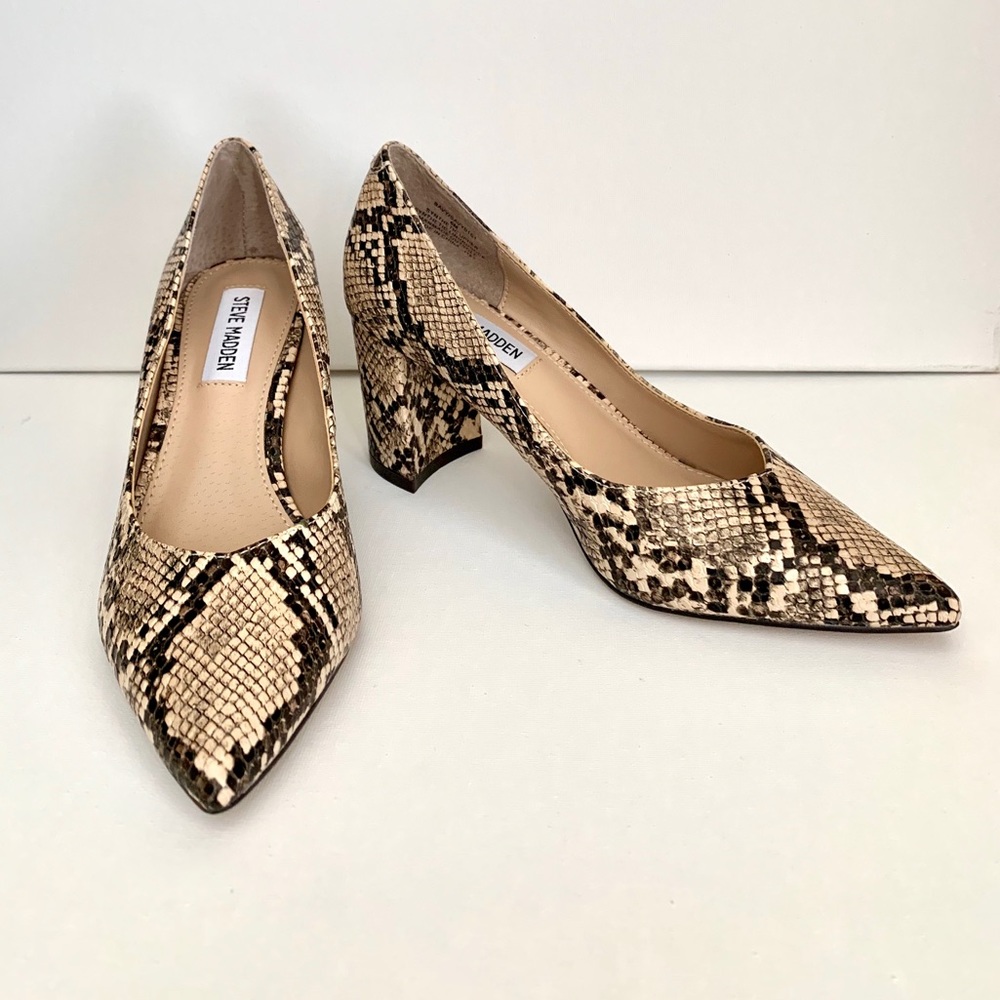 Steve Madden Snakeskin Pumps